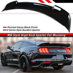 MD Style High Kick Duckbill Trunk Spoiler At Decent Price. You Will Need To Drill New Holes If You Want to Mount It...