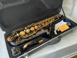 High Quality Saxophone. U.S.A. Mouth Piece ( Including Reed ). Neck Strap. High F# key. Hardshell Case. White Gloves....