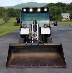 SELECTABLE 4 WHEEL STEER. SOUND CAB: reduces noise level inside cab. ENCLOSED CAB with HEAT, AIR CONDITIONING. HD LED...