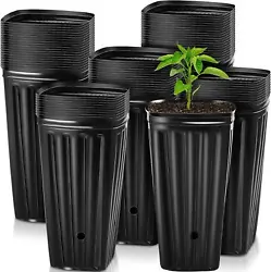 Wide Application: these square plastic pots can be widely adopted on many different occasions such as yards, gardens,...