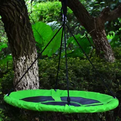 OUTDOOR FUN: Swinging is the most popular activity for any outdoor playground or jungle gym! Unique round tree swing...