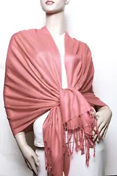 Soft Silky Solid Colors Pashmina. Ideal for year-round wear with incomparable softness, warmth and durability.