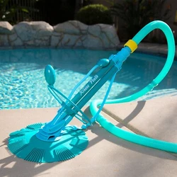 US automatic suction vacuum pool cleaner will not go into a shallow end that is less than 3 ft. deep. The hoses may not...