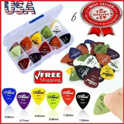 This is a simple and durable acoustic guitar deep blue strap and 100 pieces mix color guitar picks. Good gift for...
