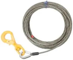 It has a 4,250lb Working Load Limit and an astonishing 15,087lb Breaking Strength. Our cable features an Independent...