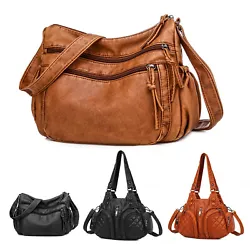 This bag is equipped with wide top handles and a detachable and adjustable shoulder strap, all soft and comfortable....