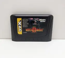 Support 32X. Mortal Kombat II (En loose) (occasion). Our prices are fixed. Mauvais état, contient dimportantes...