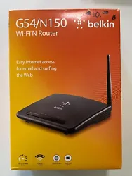 Belkin G54/N150 WiFi N Router 150mbps