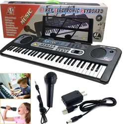 The keyboard is equipped with a complete set of transparent stickers for marking piano keys to simplify and speed up...