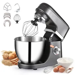 1 5QT stainless bowl. In addition, the bottom of the machine has a non-slip mat, which can keep the machine stable. 1...