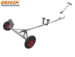 The dolly can be assemble at 3 different length 11, 7.5, 4to fit your needs. The Ultimate Lightweight Aluminum Dolly W/...