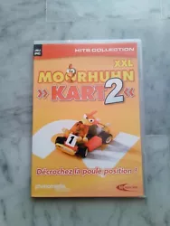 Jeu PC CD-ROM Moorhuhn Kart 2 Xxl version Promo Hits Collection Mindscape disque en très bon état aucunes traces dans...