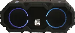 Electrify your sound with 5 different light modes. Beat, stobe, and dance to your music! House Party Pairing. Battery...