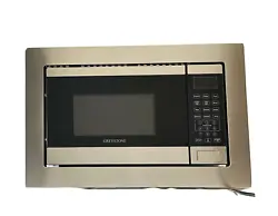 Greystone RV Camper Microwave 0.9 Cu Ft With Trim Ring Stainless Model #GSMW09S.