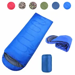😪 Easy to roll up into the compressing sack. External material: 170T polyester taffeta fabric. 😪The sleeping bag...