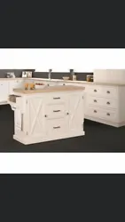 Used but in new condition. This beautiful kitchen cart is perfect for anyone who needs a little extra space in their...