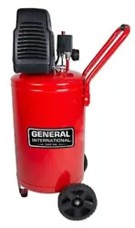 Push Connect, coupler manifold. The General International 20 Gallon Oil Free Electric Air Compressor is ideal for...