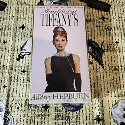 This rare VHS tape of Breakfast at Tiffanys is a must-have for any Audrey Hepburn fan. The film, directed by Sam O....