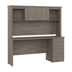 Create the perfect work area and tackle your next project with the Bestar Logan 65W Computer Desk with Hutch. Backed by...
