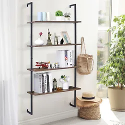 Very industrial-looking. This open-space Theo storage wall shelf combines function with design and has a keyhole wall...