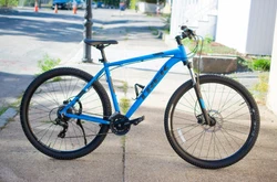 This bicycle is pre-owned and in good condition.