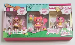 Lalaloopsy Mini Sweets Fair multi pack dolls and accessories that are new in package   Pack contains 3 dolls with a...