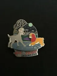 RARE Disney Limited Edition 1,500 ~ Lady and The Tramp DVD Release Pin ~ 2006.  