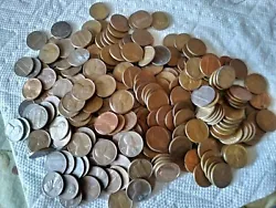 (coins conditions vary.). 27 logs of 50 pennies each total of 1350 copper pennies in this lot.All 1982 coins are...