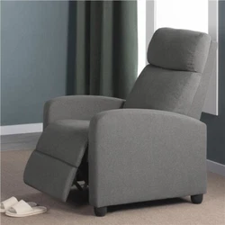 Color: gray; Material: linen, composite board, foam, iron, rayon fiber; Maximum weight capacity: 120 kg/265 lb/19...