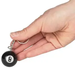 Its the 8 Ball Billiards Pool Keychain. Made of durable resin and feels like a full sized billiards ball. 8 Ball...
