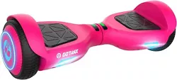 Each Gotrax hoverboard back is affixed with a UL certification label. POWERFUL JOYRIDE – Gotrax EDGE hoverboard with...