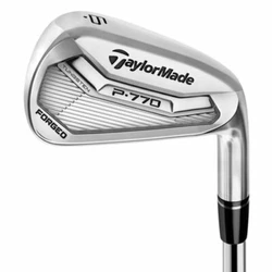 TaylorMade Grip. Steel Shaft- Dynamic Gold S300 Flex. Good Luck.