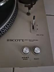 platine vinyle vintage Scott PS67-A.
