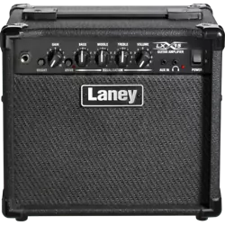 Disponible en noir, rouge et camouflage. LANEY - LX15 - Ampli guitare électrique 15W/2X5