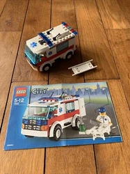 Lego Pompier Ambulance Vintage 7890.