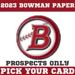 The 2023 Bowman Baseball card set is the perfect way to collect the next generation of baseball stars. With a wide...