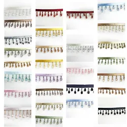 Can also be used as accessories. - Multipurpose fringe trim. - This item is sold by the yard. 27 COLORS AVAILABLE! You...