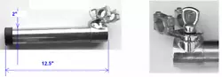 Stainless Steel Adjustable Rod Holder. Fully adjustable to lock in desired fishing angle. Black soft line to protect...