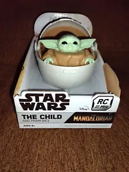 STAR WARS THE CHILD GROGU AND PRAM Hover Pod Carrier. RC 27 MHz The Mandalorian. Condition is 