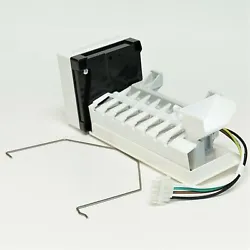Choice Manufactured parts Refrigerator Icemaker part number W10884390CM. This is a Eight (8) Cube Icemaker. Fits...