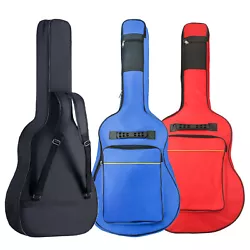 Strong and durable: the guitar bag is made of waterproof Oxford cloth and lasts longer. Waterproof oxford cloth...