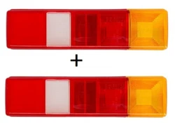2x VERRE lampe feu arrière. FORD 86DB13444AA. Numéro de pièce OE NE JAMAIS UTILISÉ, IN.
