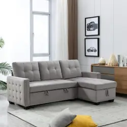 Sectional Storage Sleeper Sofa bed. It can be used as an ordinary sectional Sofa with a. Novel design with bright...