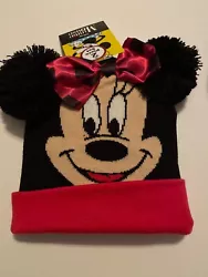 Disney Minnie Mouse GIRLS Hat And Glove Set Pompom Ears Bow. Condition is New with tags. Shipped with USPS First Class...