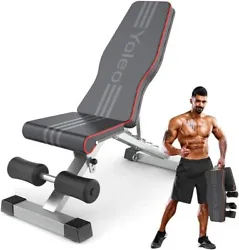 So this adjustable weight bench is also the incline,decline or flat bench. 【Full Body Workout】 provides the...