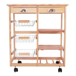 It has two drawers, two rows and a wine rack for simplified organization and easy accessibility. Stainless steel...