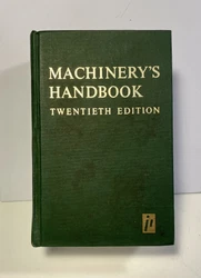 MACHINERYS HANDBOOK - 20th ed. 1976 Printing. Excellent reference book for the Machinist. Book is in great shape, and...