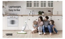 TOPPIN Steam Mop - 23Ft Power Cord and 380Ml Water Tank, 3 Steam Levels.