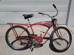 This is a 1949 serial number Schwinn Red Phantom sold in 1950 which was the first year for the Phantom. good riding...