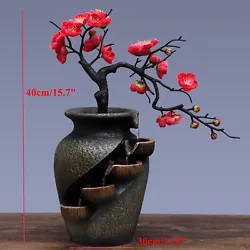 Landscape Structure: The Simulated Vase Landscape Design With Simulated Decorative Trees, Very Realistic, Beautiful...